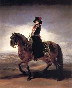 Francisco Goya, Maria Luisa on Horseback